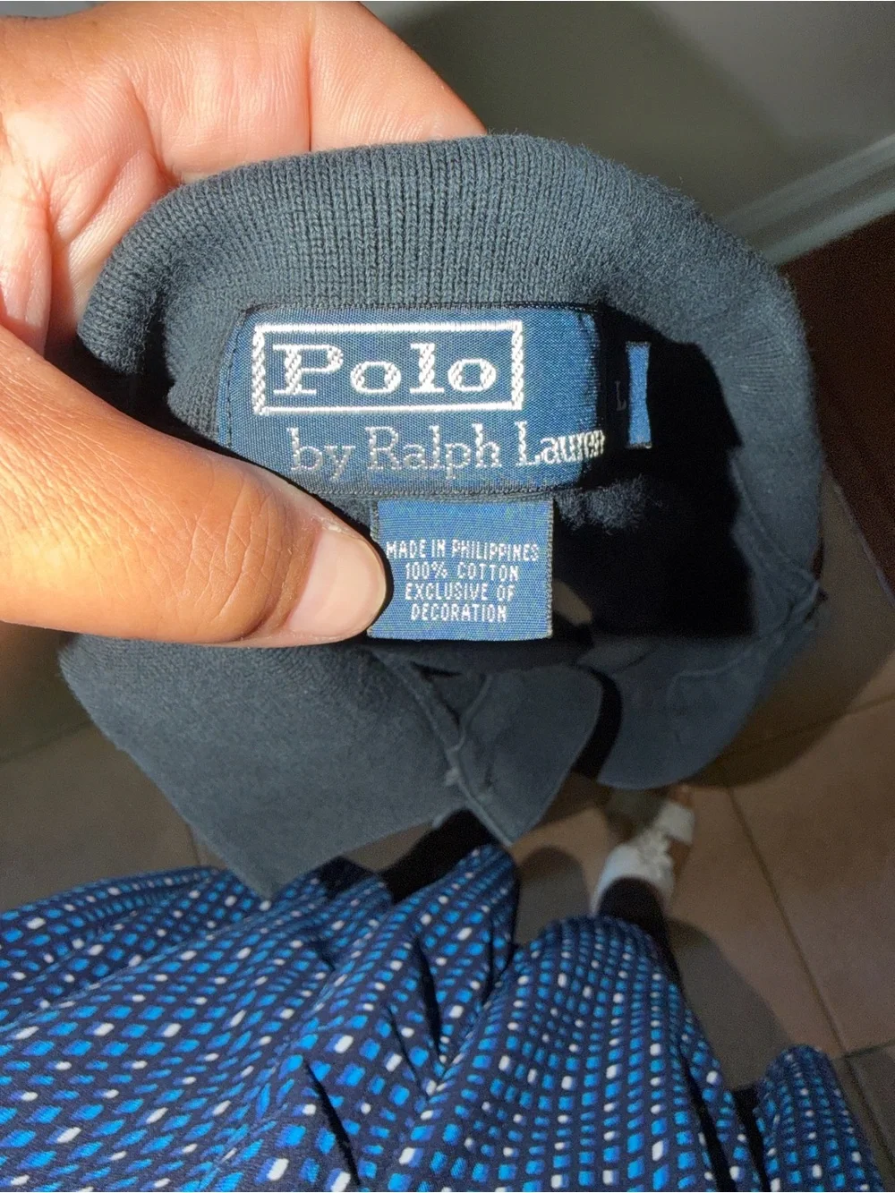 Ralph Lauren Men’s Black Polo Shirt with Red Pony XL